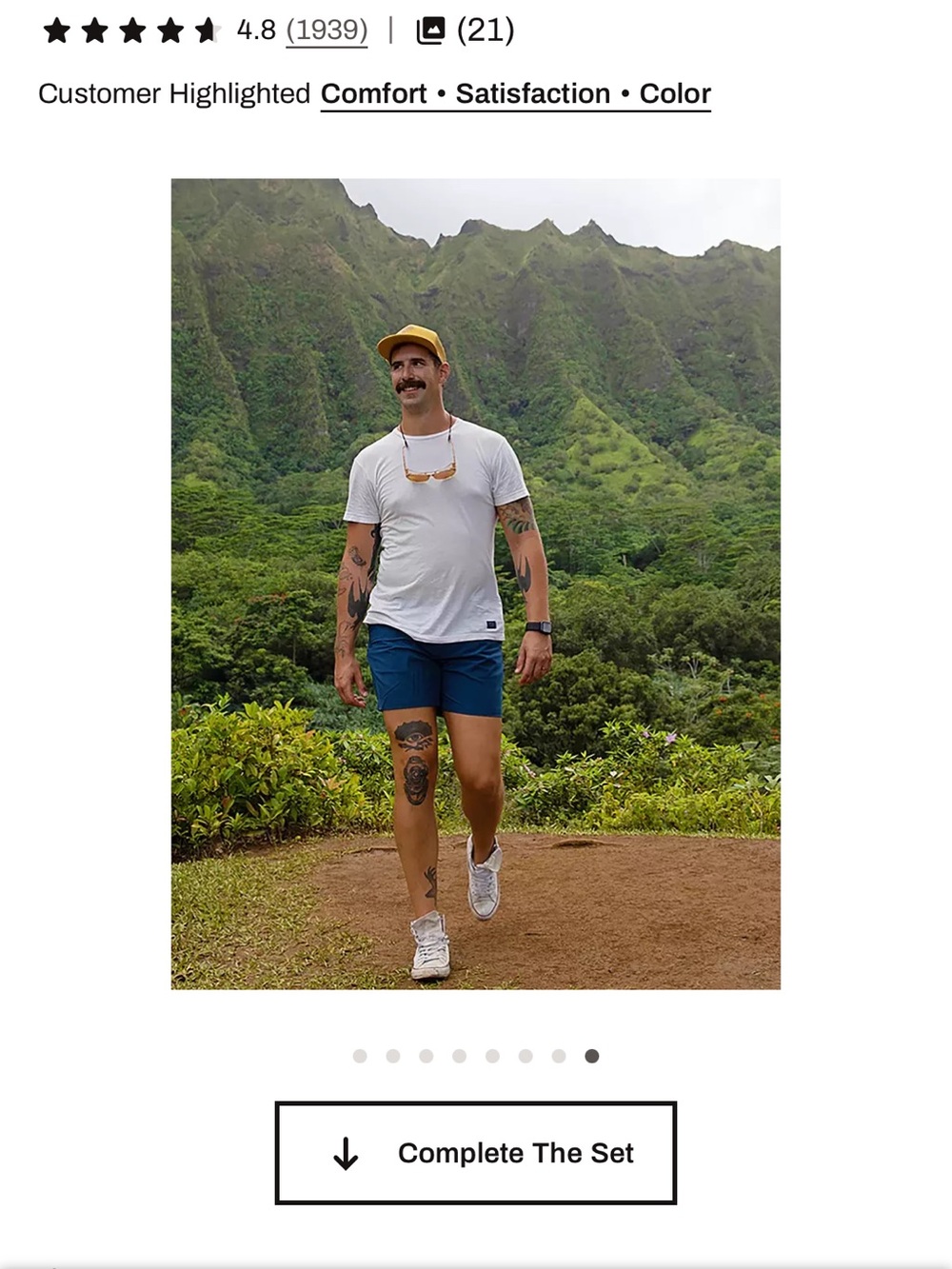 chubbies Navy everywear shorts 6” inseam